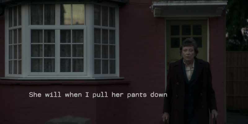 She will when I pull her pants down