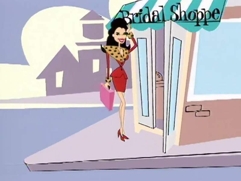 She was working In a bridal shop