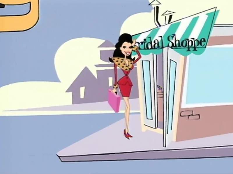 She was working in a bridal shop