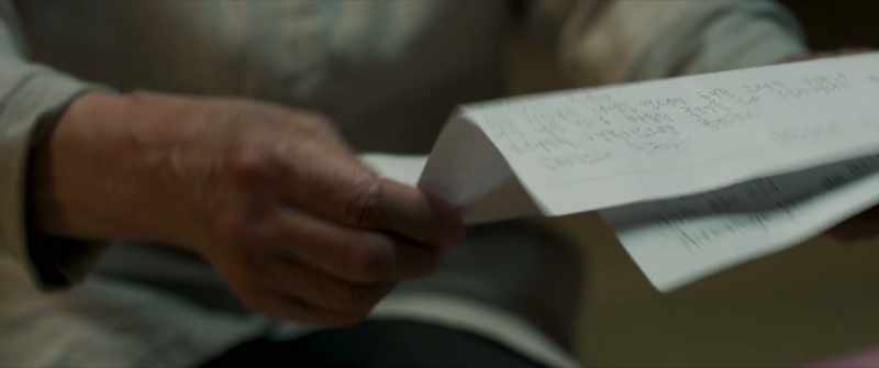 She wrote that for the hearing