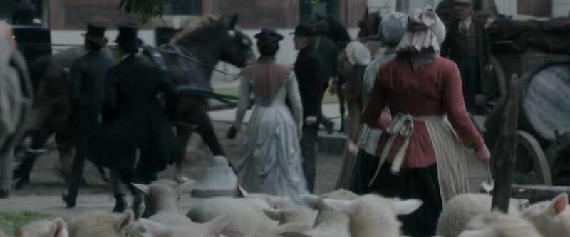 [sheep bleating] -[horses neighing]