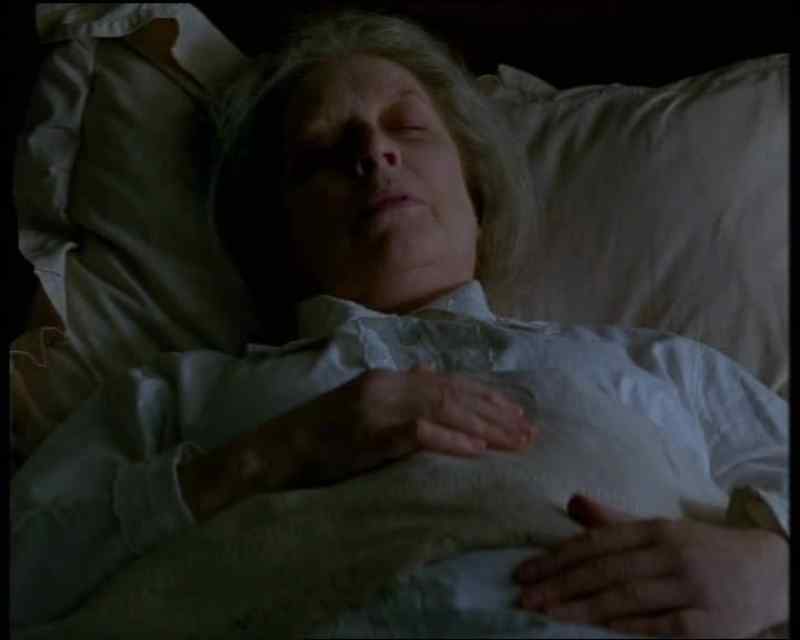 She'll find me lying here as still as Lazarus