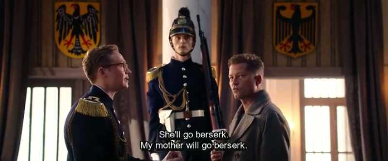 She'll go berserk. My mother will go berserk