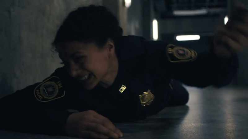Shepherd's trying to escape. [grunts]