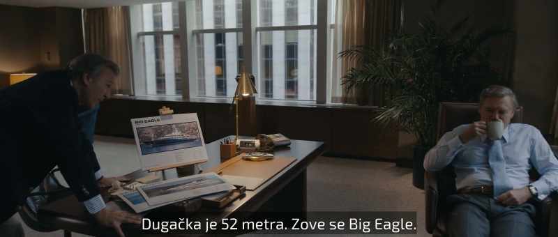 She's 172 ft. She's called the Big Eagle