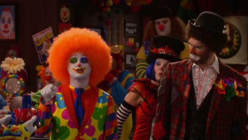 She's a clown. - Hey, I recognize that shoe