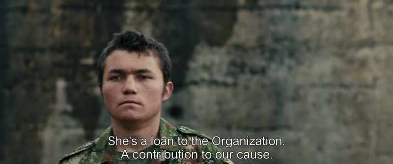 She's a loan to the Organization. A contribution to our cause