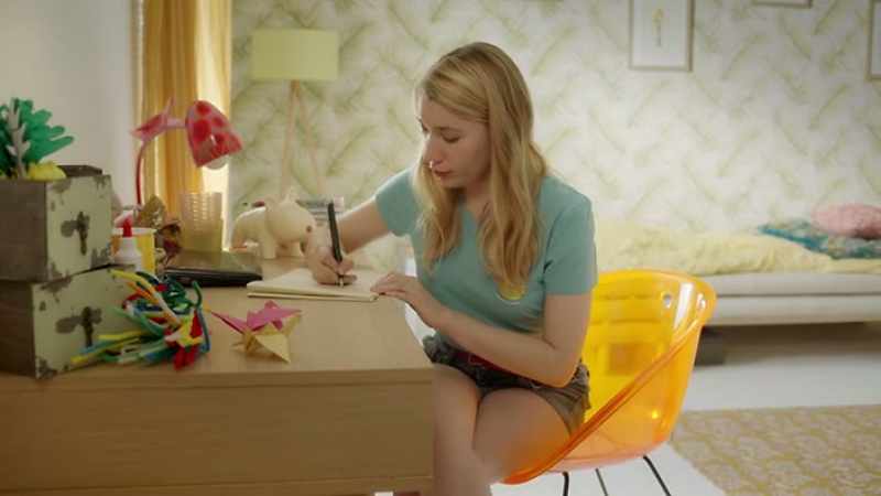 She's acting very paranoid and quite unusual
