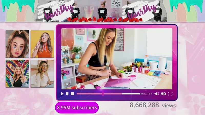 She's got, like, nine million followers