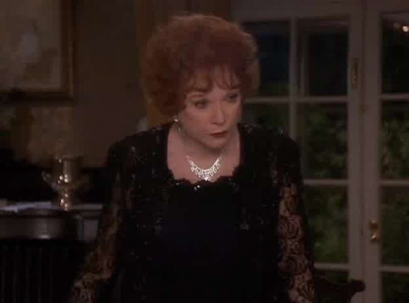 She's Hugh's widow and she has just given birth