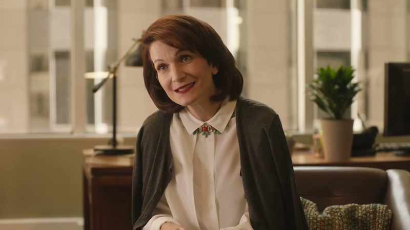 She's just -- is always kind of cheerful
