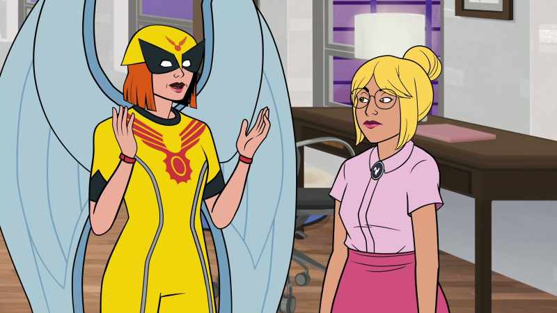 She's, like, totally freaked out