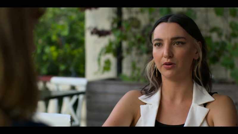 She's married to some hedge fund guy and always has coke