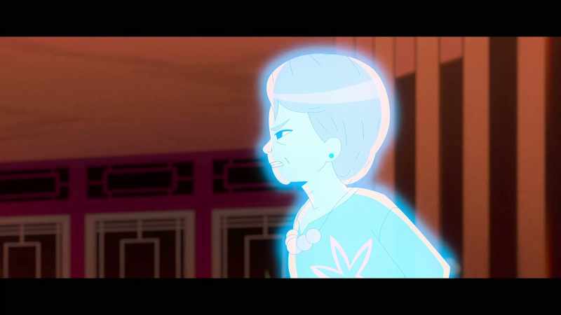 She's mastered her powers. She's not cursed by them