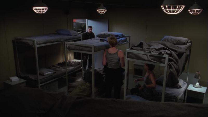 She's missing. Woods is unconscious