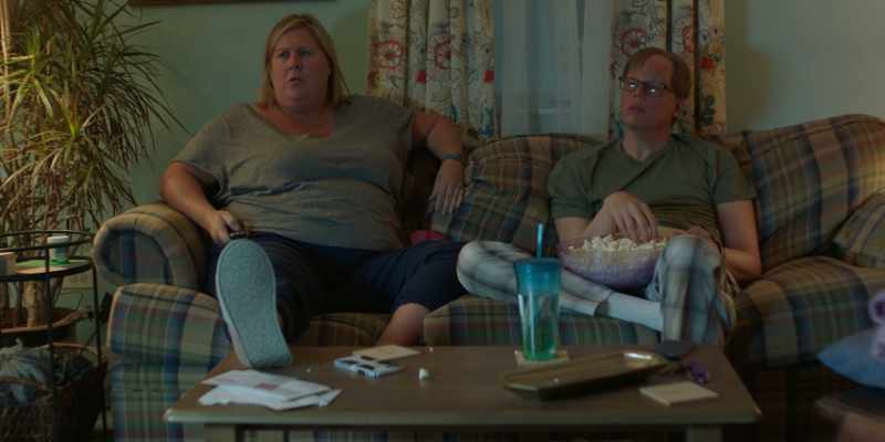 She's not. Joel, I'm trying to watch. - (TV chattering)