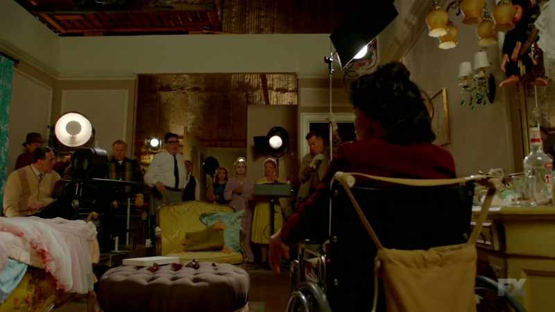 She's not the director. Why is she standing there?