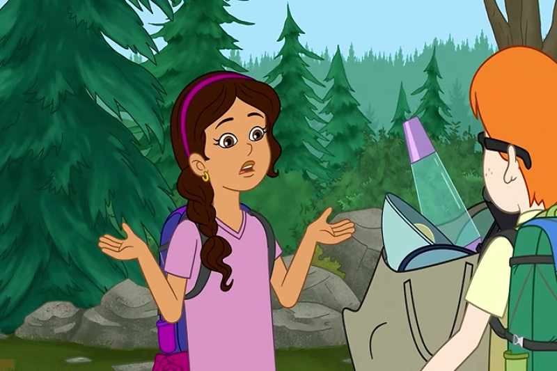 She's right. There it is! -And we're totally picking up speed!