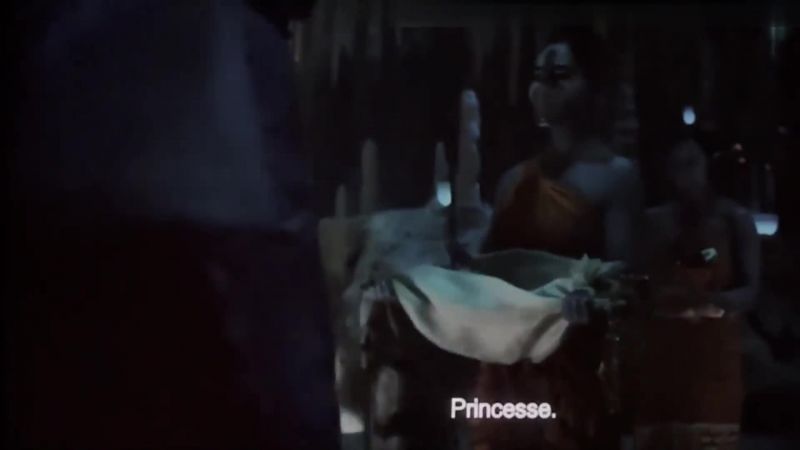 She's there