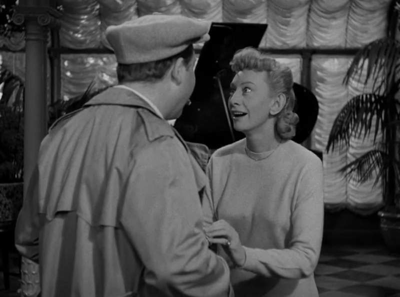 She's too frightened Would you like a ham and rye