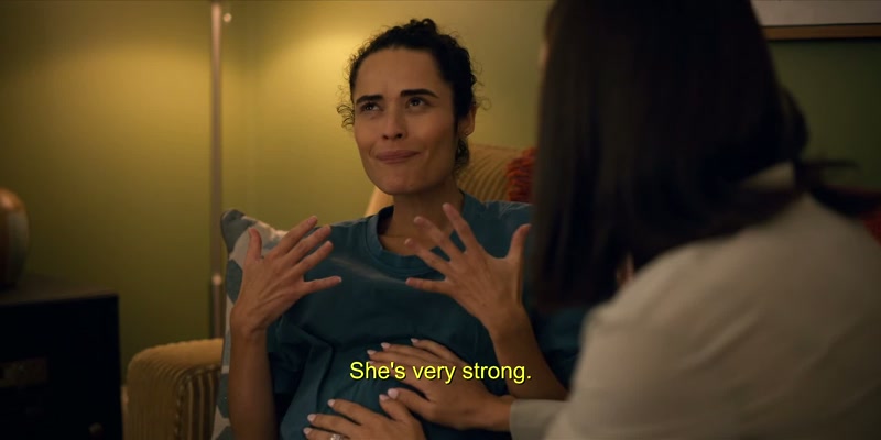 She's very strong