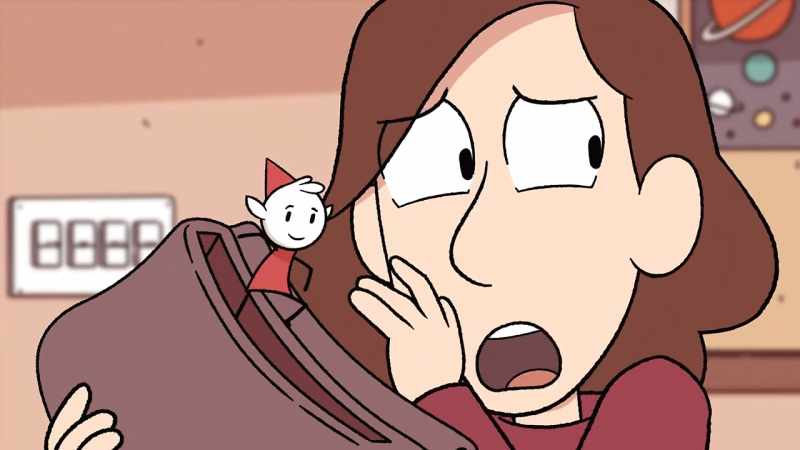 Shh! What are you doing here? -[grunts]