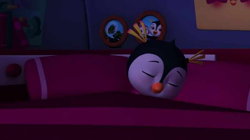[Shirley] Psst, Penny. You awake?