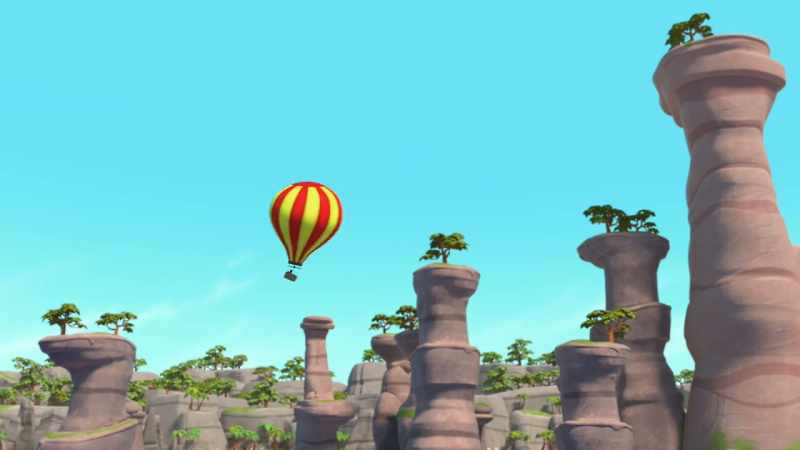 [Shirley] Whoa! It's so bouncy!