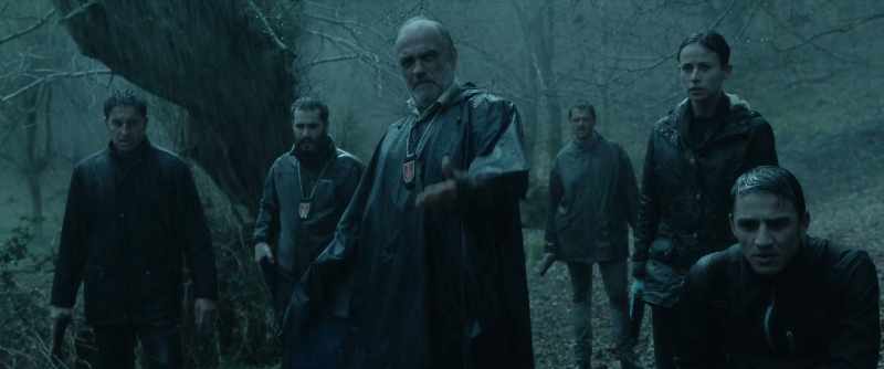 Shit! I thought I saw someone. A tall guy looking at me from the forest