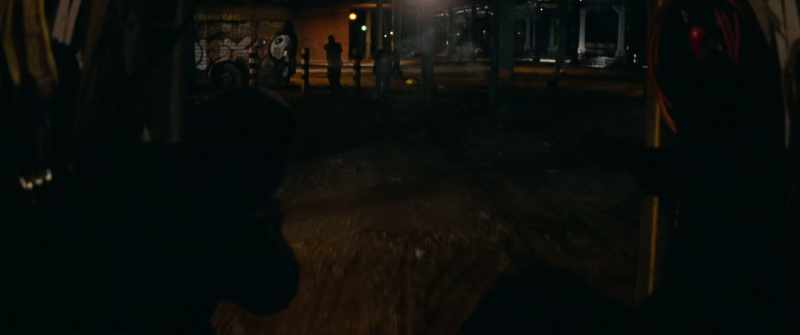 Shit! - (RAPID GUNFIRE)