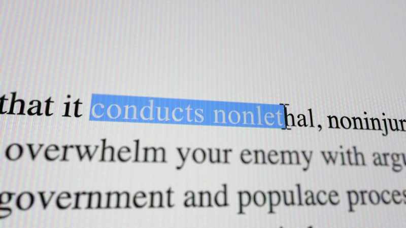 Short for psychological operation