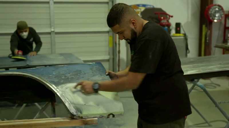 [Shorty] We have several panels on our '66 Impala