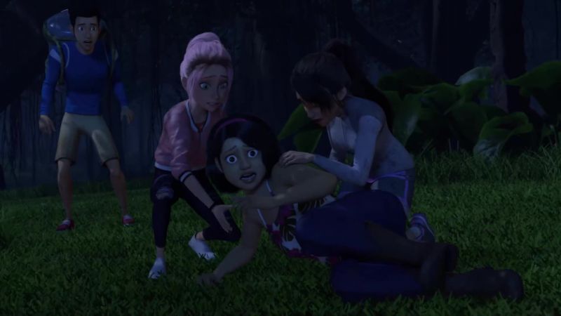 Should be right… Whoa! - [Brooklynn screams]