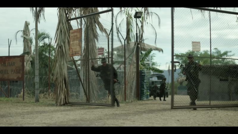 (shouting in Spanish)