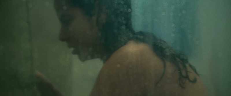 [shower turns off]