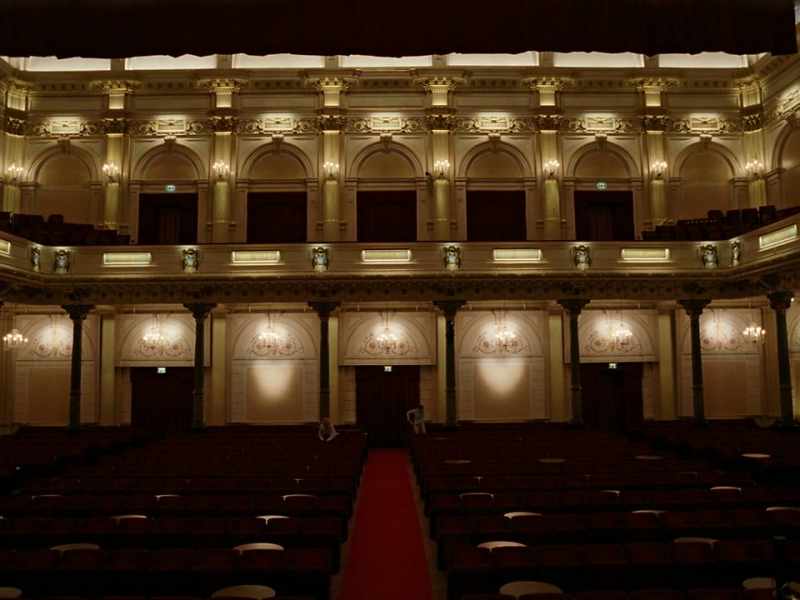 Shows were often performed for the German army