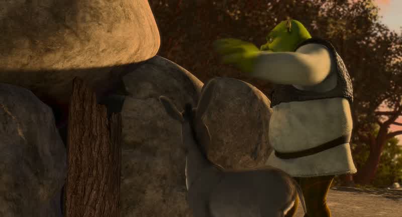 Shrek, what are you doing?