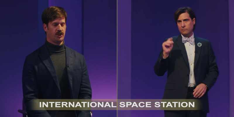 Shun. International Space Station. - [bell dinging]