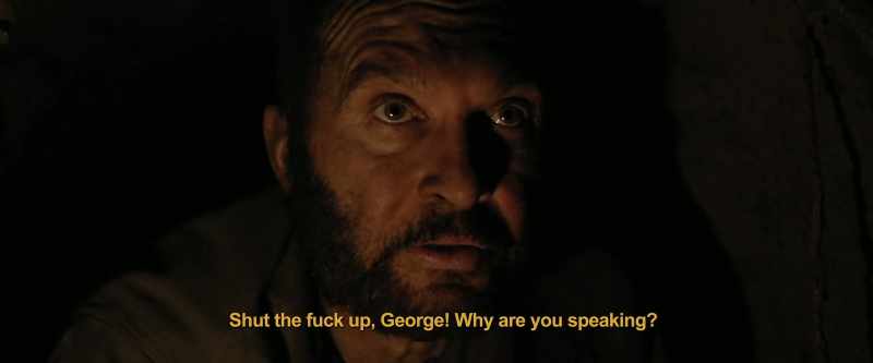 Shut the fuck up, George! Why are you speaking?