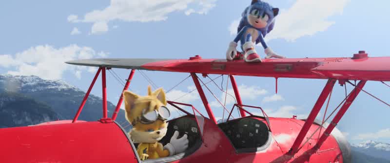 �Sí! - Eso estuvo cerca. ¡Sonic!