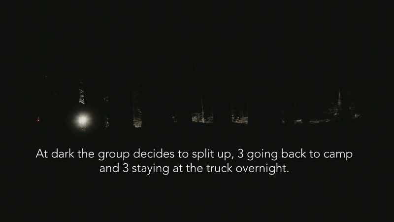 SID: They stayed overnight at the truck, beeping the horn