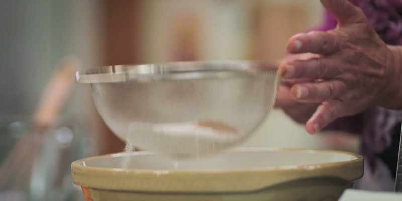 Sift your flour, get rid