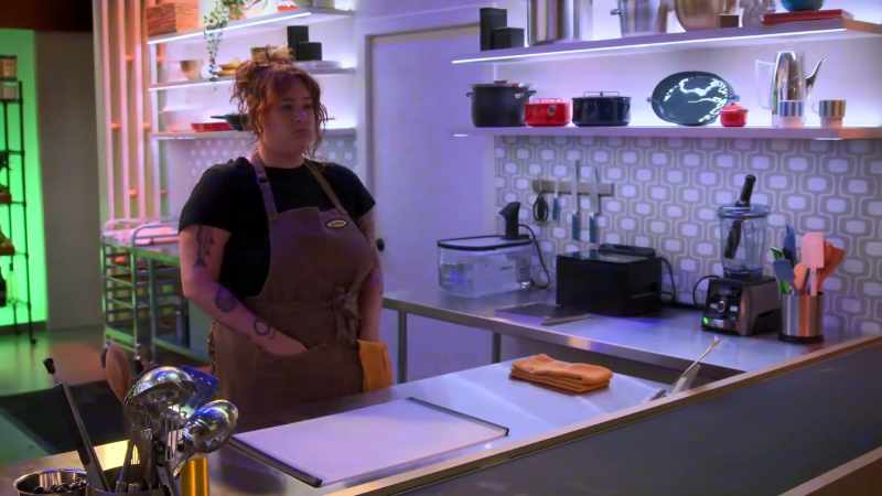 (sighs) -CHEFFY (on speaker): Alright, chefs