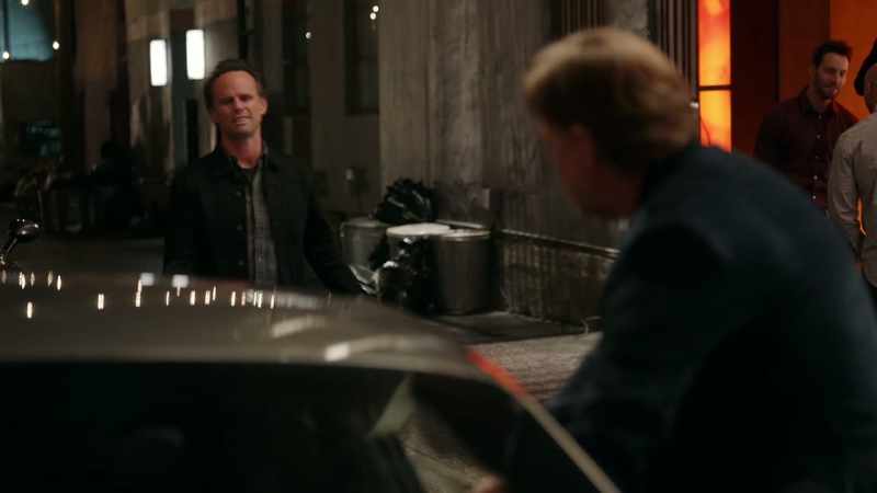 [sighs] Denny, you can't get in the car, man