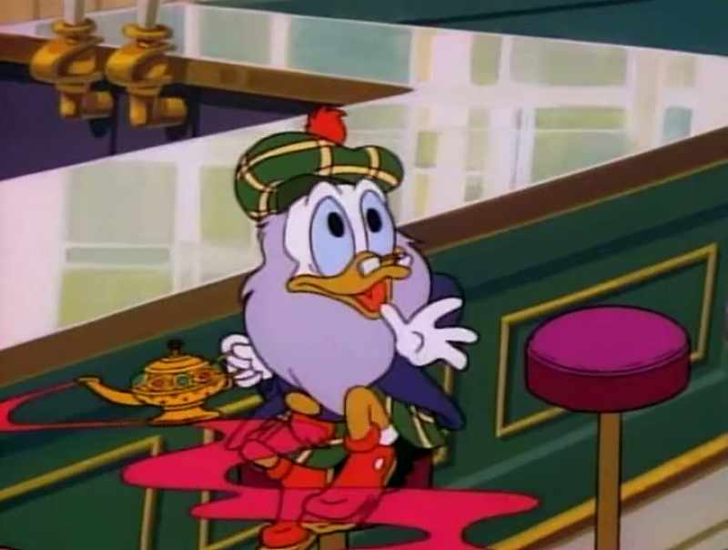 [sighs] Scrooge is always complaining