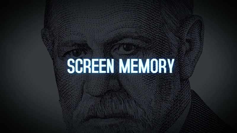 Sigmund Freud coined the term screen memory