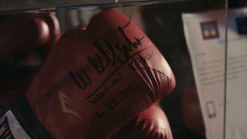 Signed pair of boxing gloves