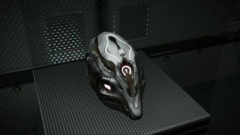 (Simmons) 'Check it out, Grif, an alien helmet'