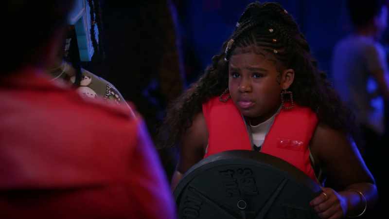Simone, the weighted vest, it's supposed to keep you grounded