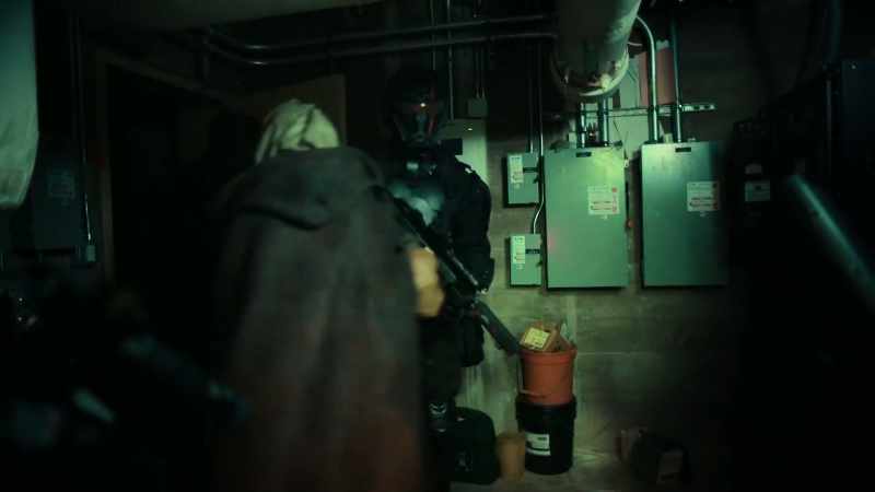 SINCLAIR: Danner and I will scout ahead. Make sure there's a back door